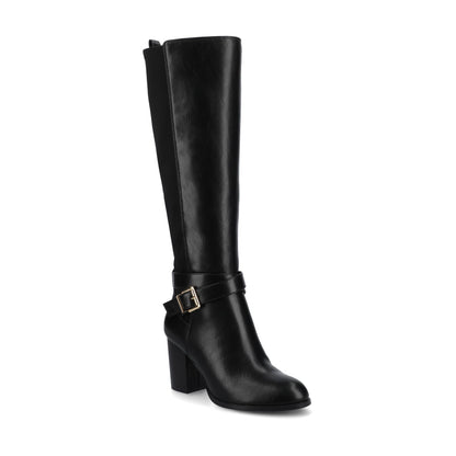 Journee AVALONN KNEE HIGH DRESS BOOTS - Black