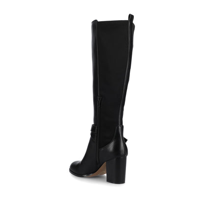 Journee AVALONN KNEE HIGH DRESS BOOTS - Black