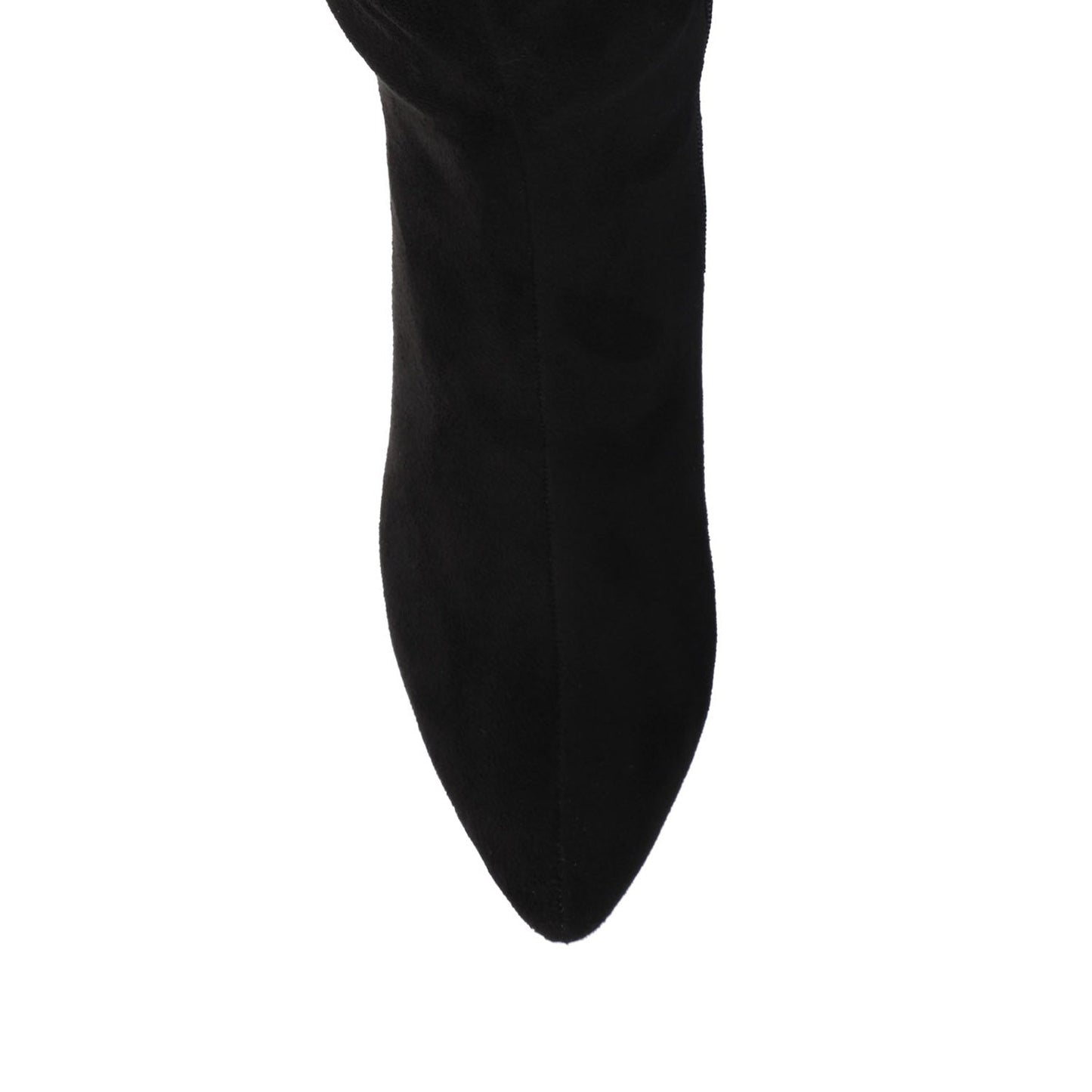 Journee AMEYLIA KNEE-HIGH BOOTS - Black Faux Suede