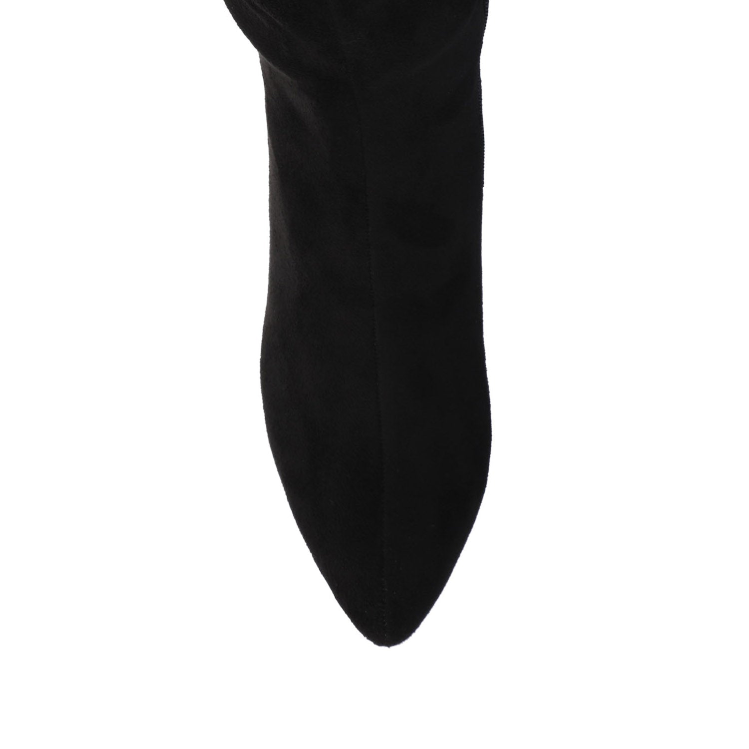 Journee AMEYLIA KNEE-HIGH BOOTS - Black Faux Suede