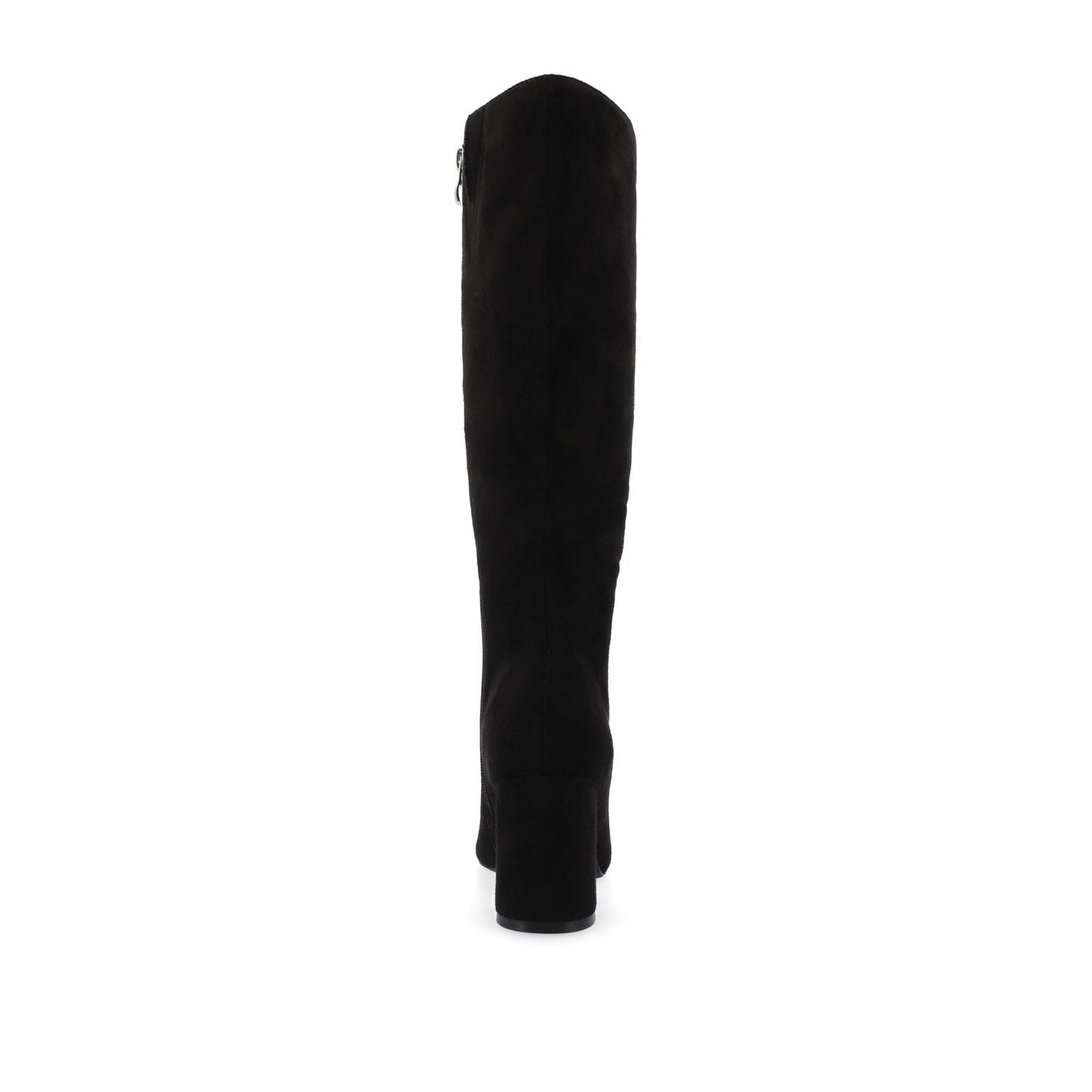 Journee AMEYLIA KNEE-HIGH BOOTS - Black Faux Suede