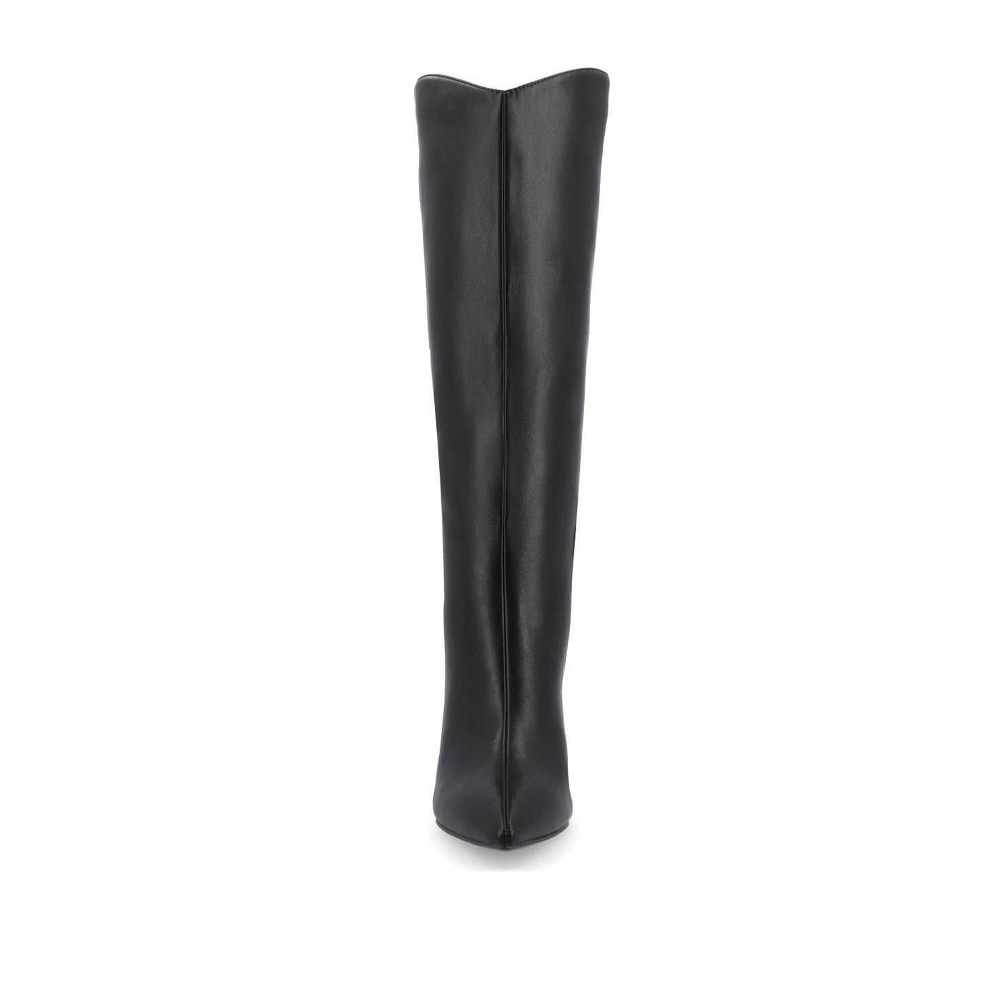 Journee REHELA KNEE HIGH BOOTS IN VEGAN LEATHER - Black