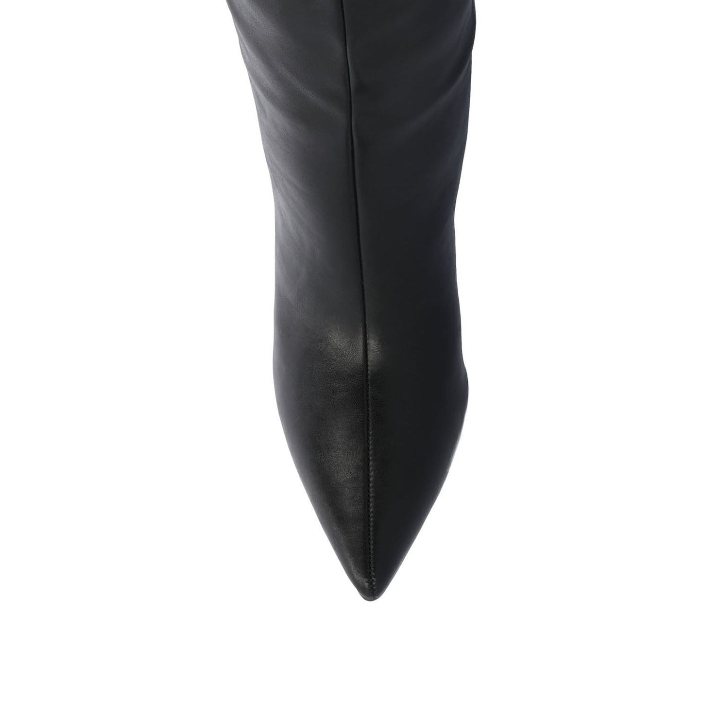 Journee REHELA KNEE HIGH BOOTS IN VEGAN LEATHER - Black
