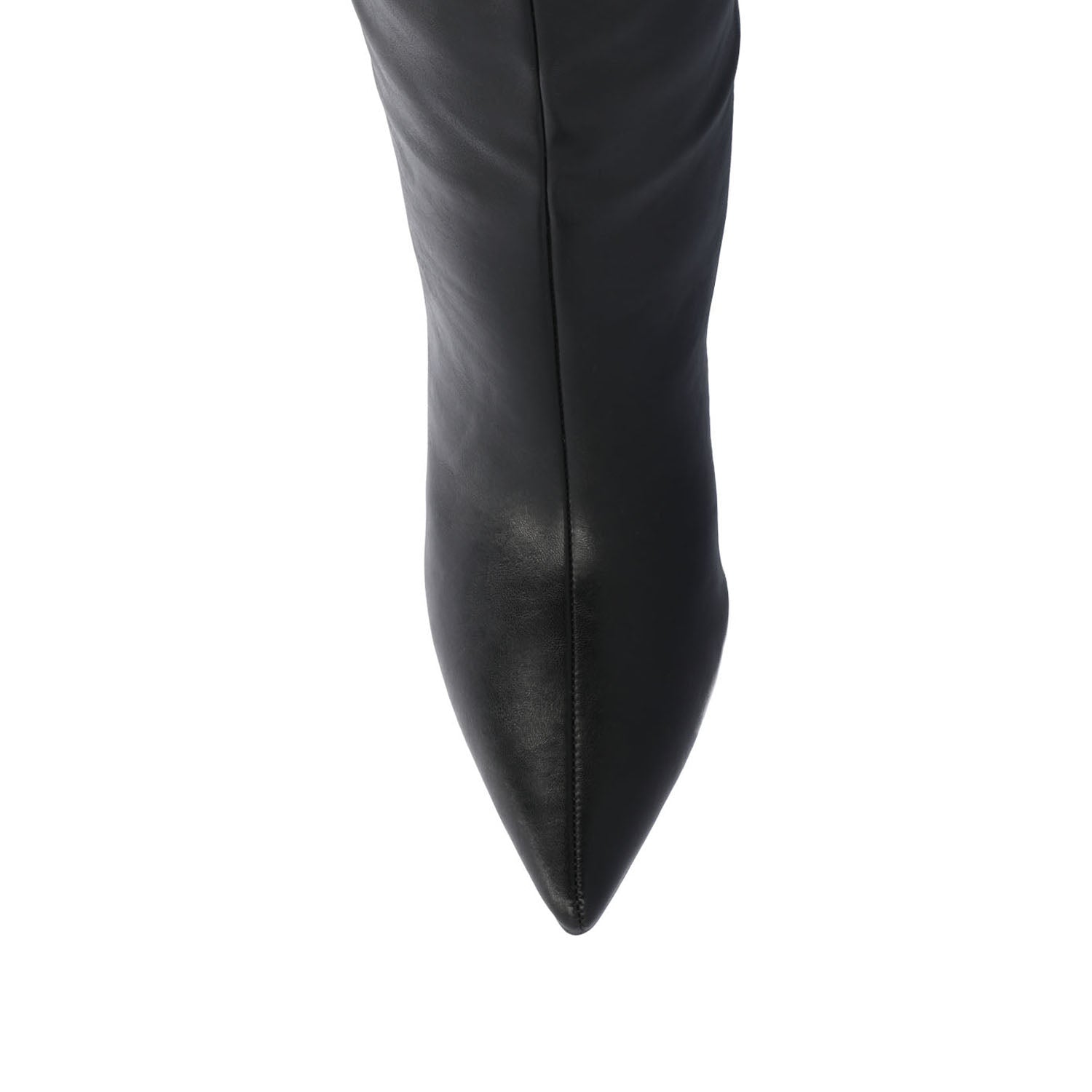 Journee REHELA KNEE HIGH BOOTS IN VEGAN LEATHER - Black