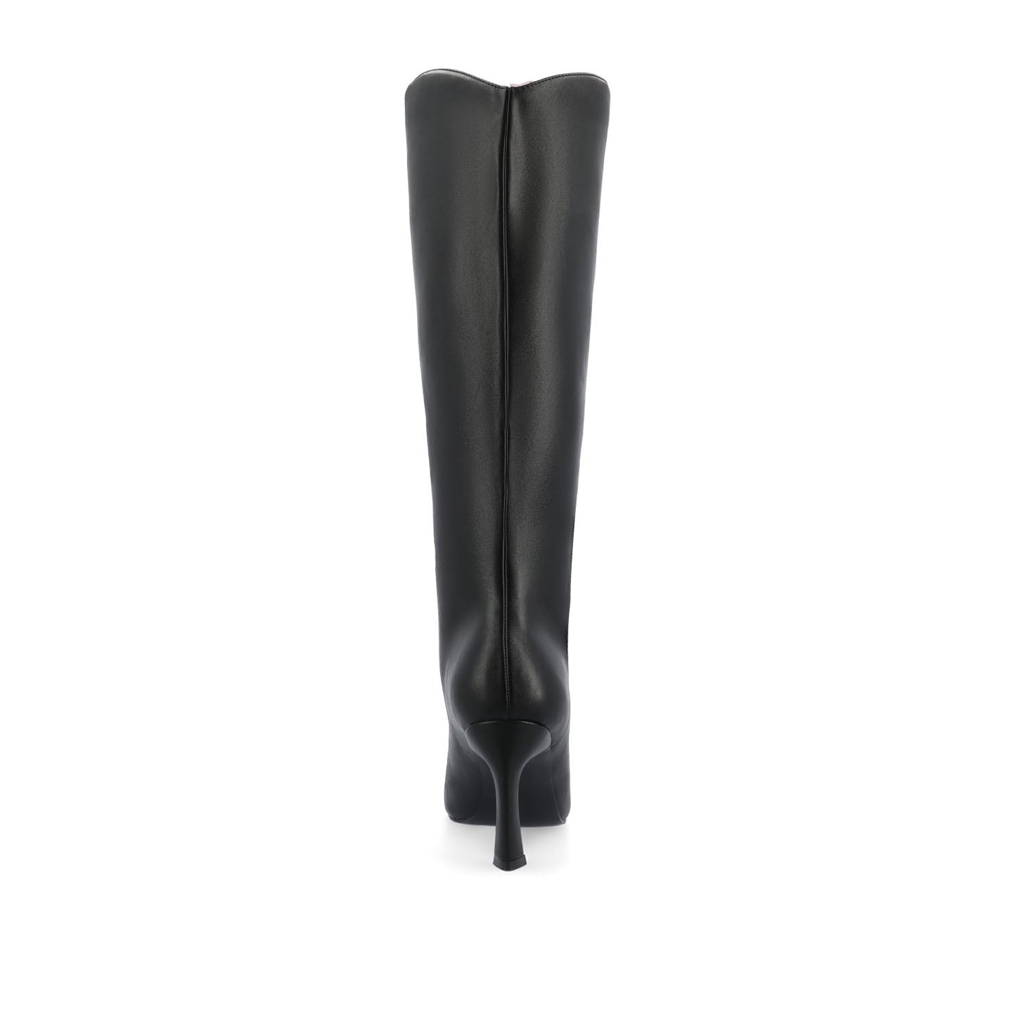 Journee REHELA KNEE HIGH BOOTS IN VEGAN LEATHER - Black