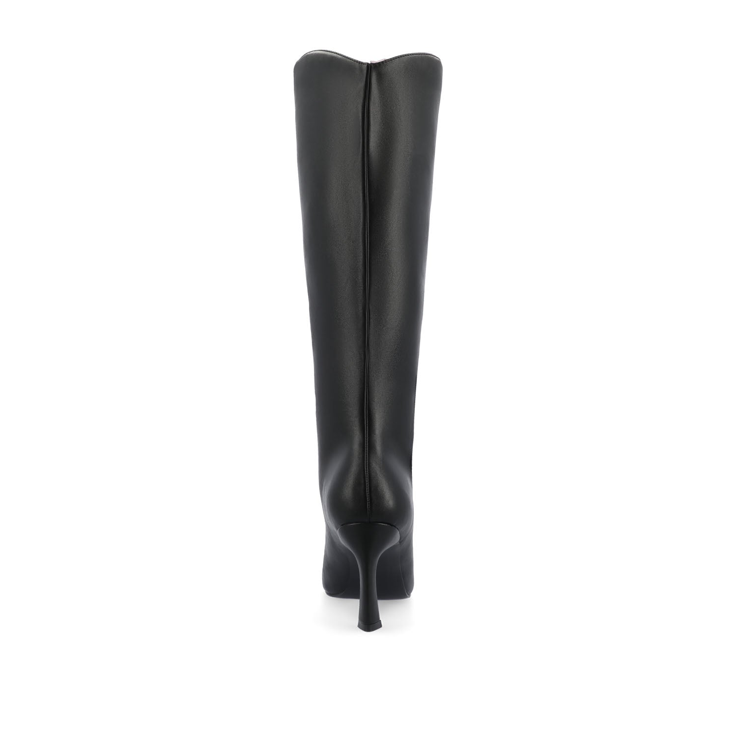 Journee REHELA KNEE HIGH BOOTS IN VEGAN LEATHER - Black