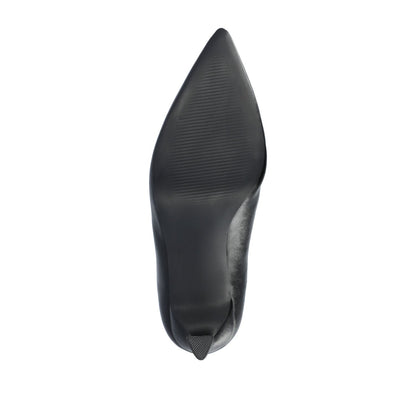 Journee REHELA KNEE HIGH BOOTS IN VEGAN LEATHER - Black