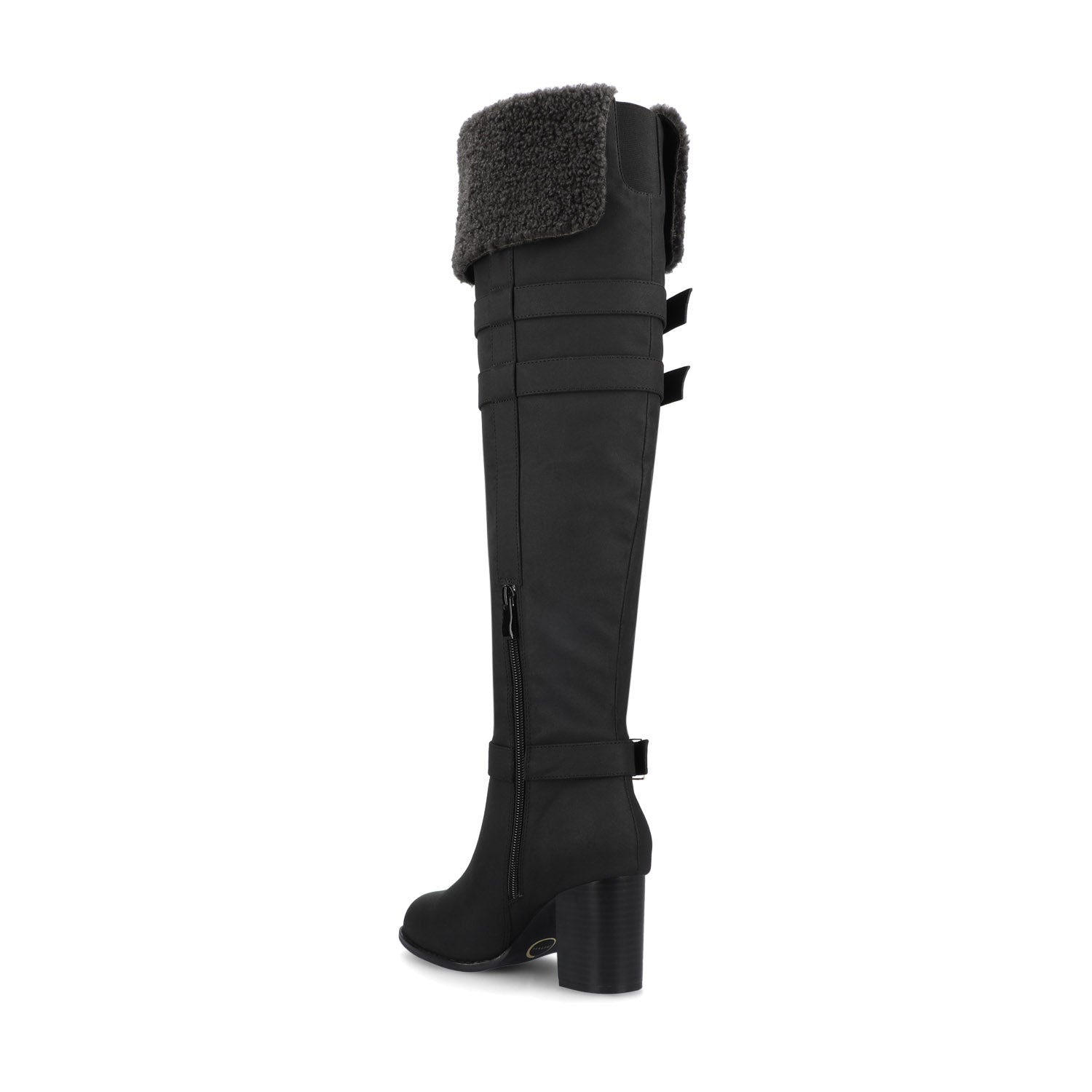 Journee ALYZA OVER THE KNEE BOOTS - Black