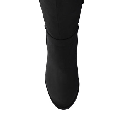 Journee ALYZA OVER THE KNEE BOOTS - Black