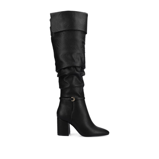 Journee FLORETTA OVER THE KNEE BOOTS - Black