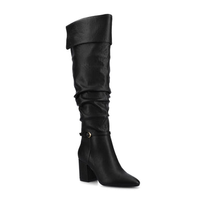 Journee FLORETTA OVER THE KNEE BOOTS - Black