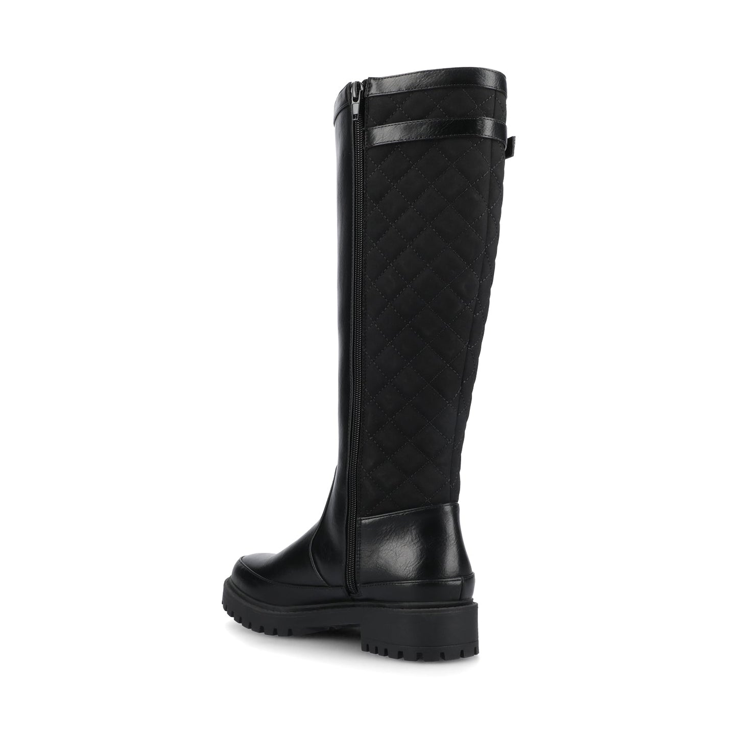 Journee ZEMMIE QUILTED BOOTS - Black