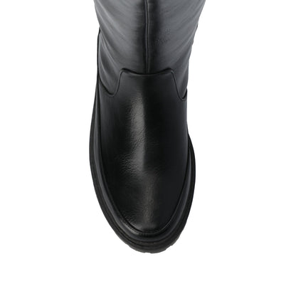 Journee ZEMMIE QUILTED BOOTS - Black