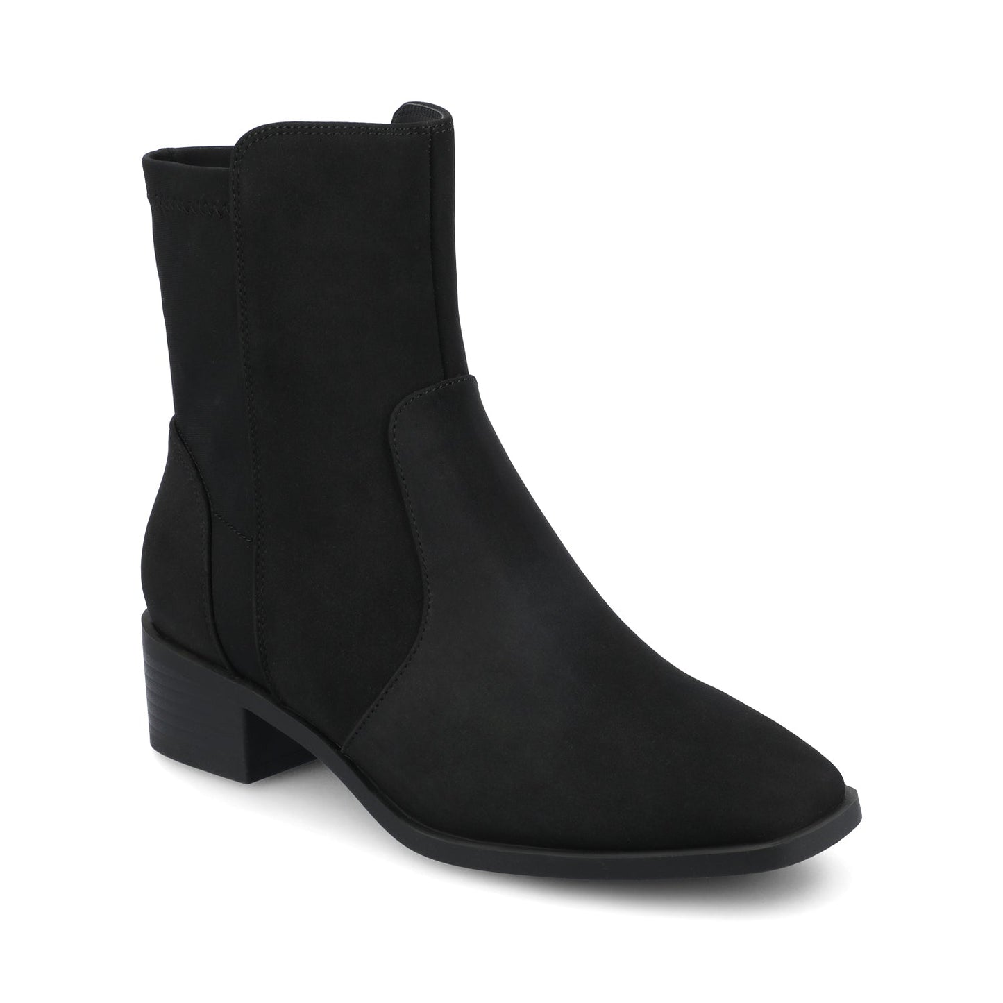 Journee RENNA CHELSEA BOOTS - Black Suede