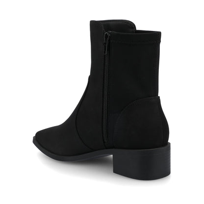 Journee RENNA CHELSEA BOOTS - Black Suede