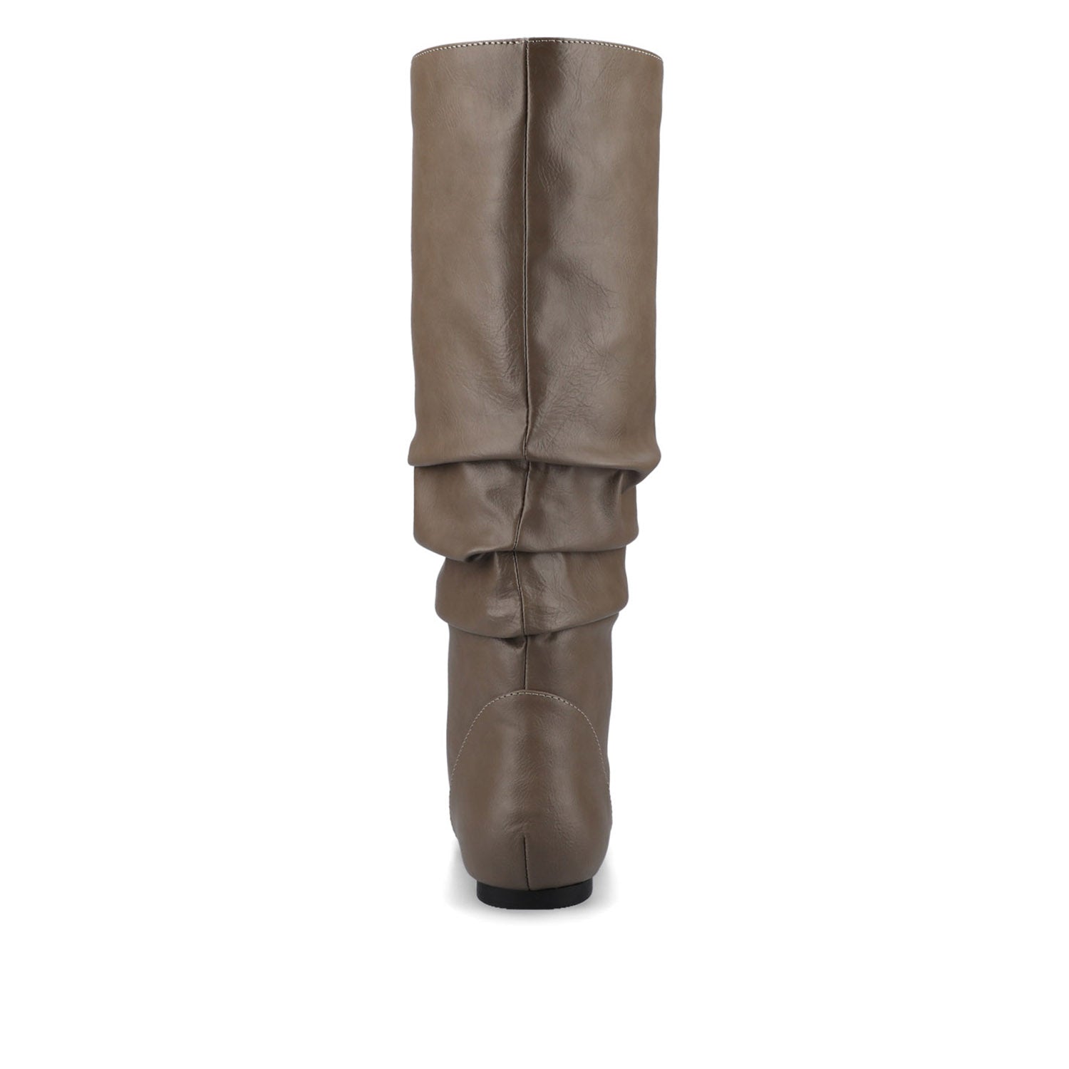 Journee JAYNE KNEE HIGH BOOTS IN VEGAN LEATHER - Taupe