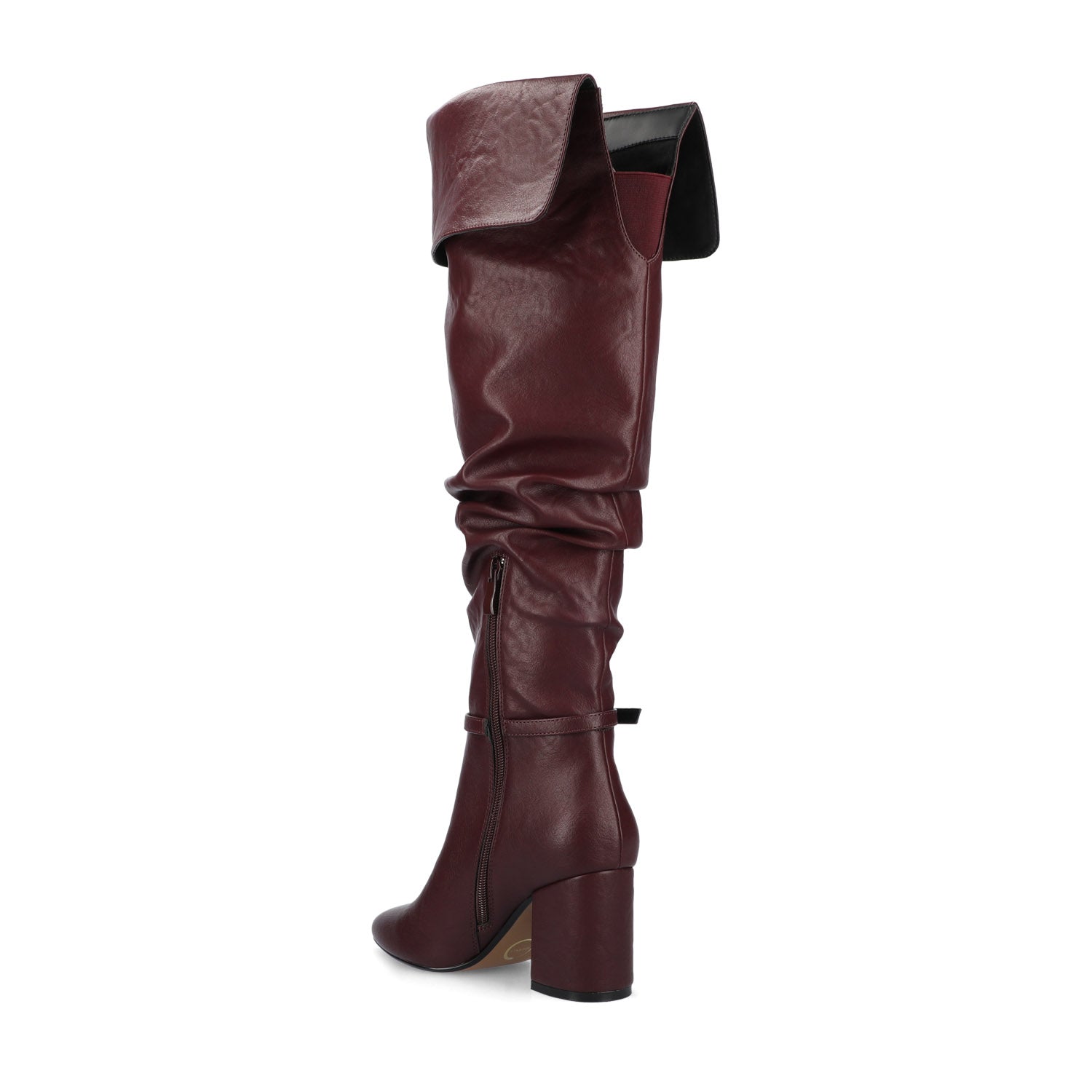 Journee FLORETTA OVER THE KNEE BOOTS - Oxblood