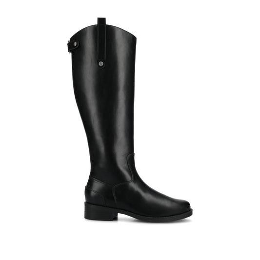 Journee GEMA KNEE HIGH RIDING BOOTS - Black