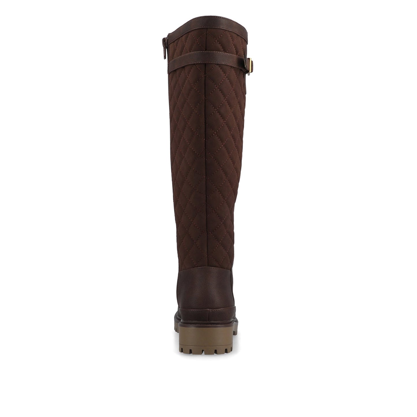 Journee ZEMMIE QUILTED BOOTS - Vintage Chocolate