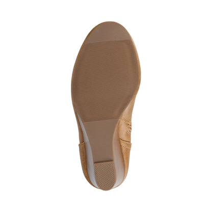 Journee LANGLY KNEE-HIGH BOOTS IN VEGAN LEATHER - Tan