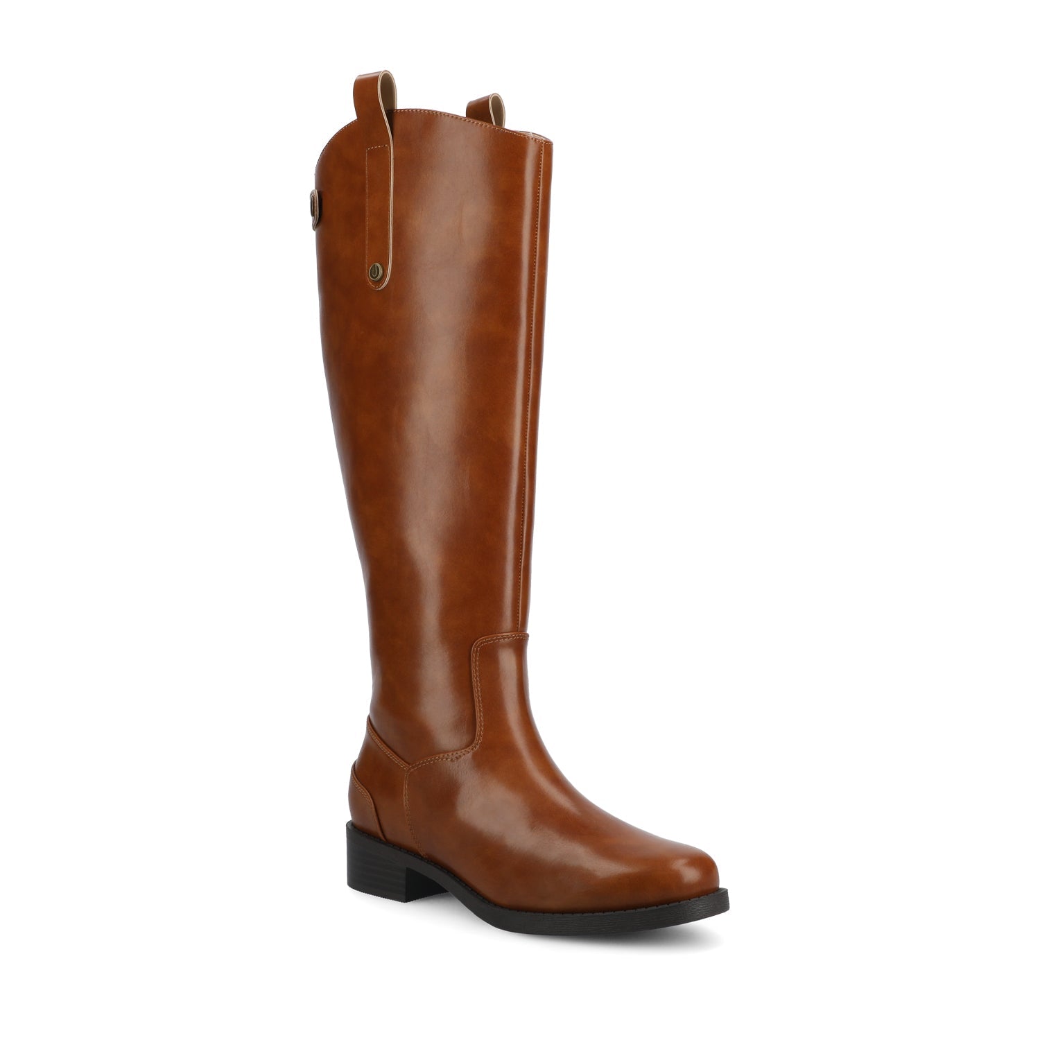 Journee GEMA KNEE HIGH RIDING BOOTS - Cognac