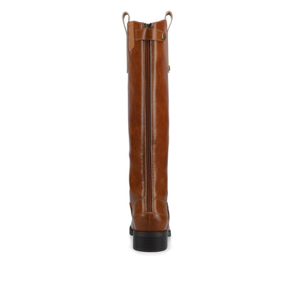 Journee GEMA KNEE HIGH RIDING BOOTS - Cognac