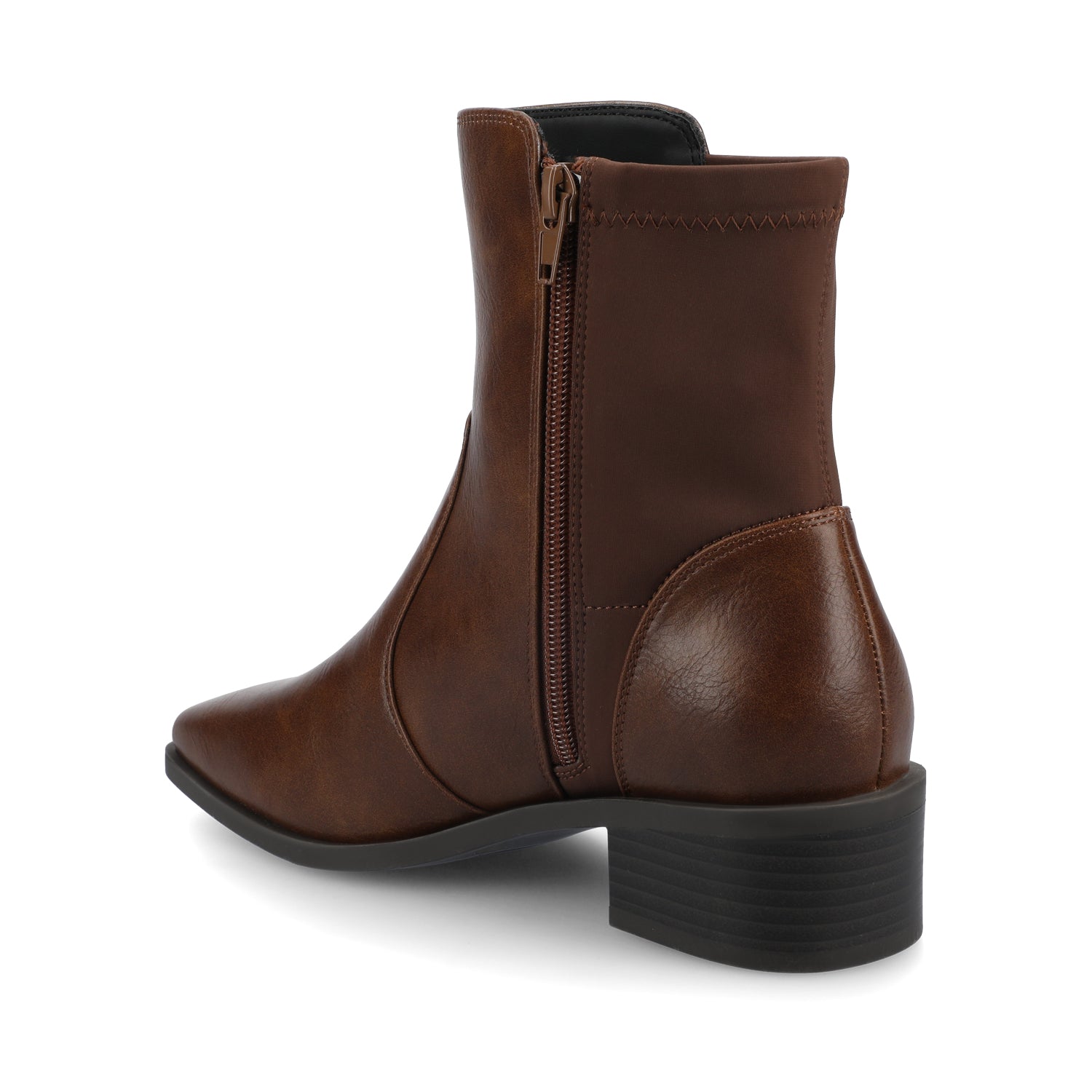 Journee RENNA CHELSEA BOOTS - Chocolate