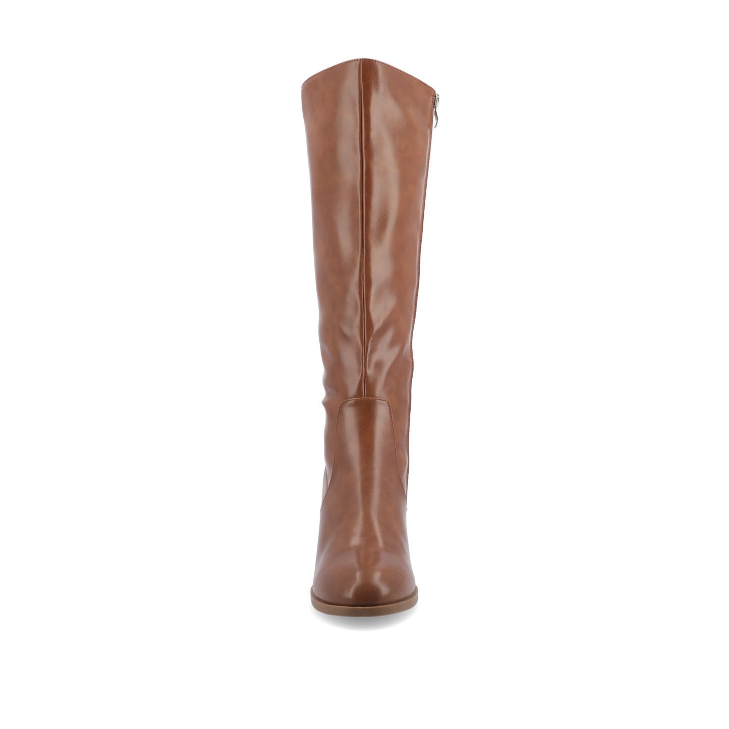Journee ROMILLY KNEE HIGH BOOTS IN VEGAN LEATHER - Brown