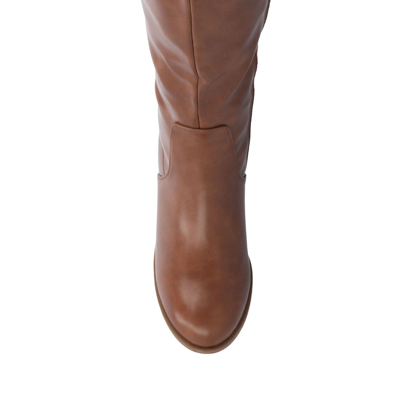 Journee ROMILLY KNEE HIGH BOOTS IN VEGAN LEATHER - Brown