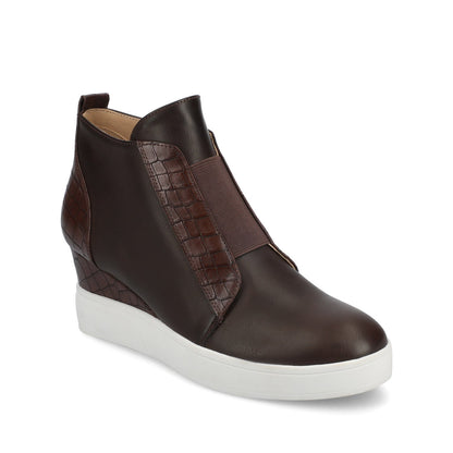 Journee Clara Wedge Sneaker | Women's Wedged Shoes