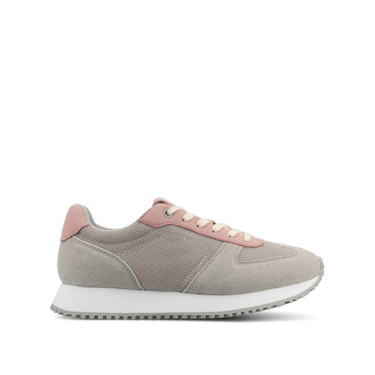 Journee FLOW CASUAL LACE UP SNEAKERS - Light Grey