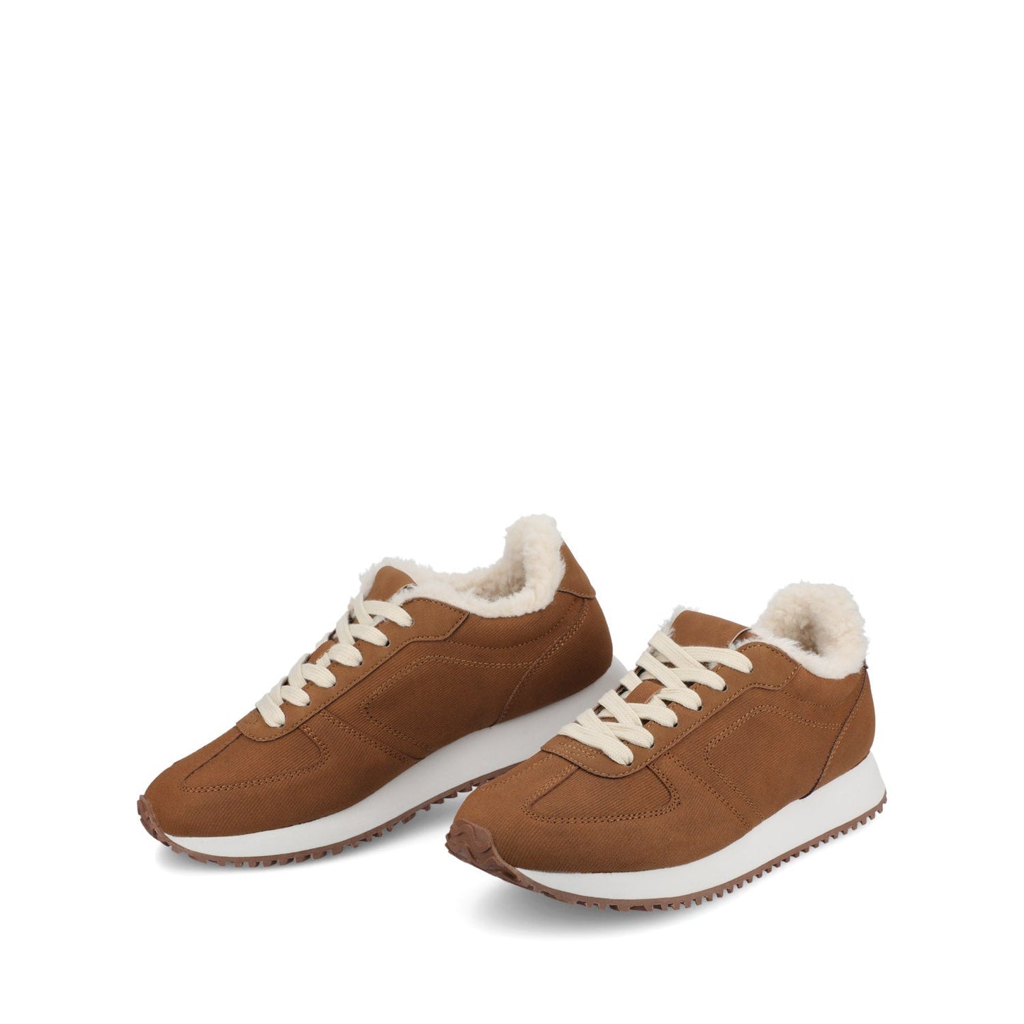 Journee FLOW CASUAL LACE UP SNEAKERS - Cognac