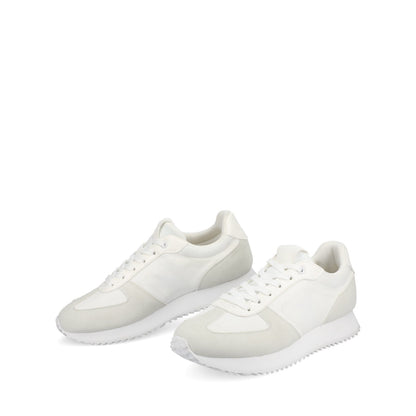 Journee FLOW CASUAL LACE UP SNEAKERS - White