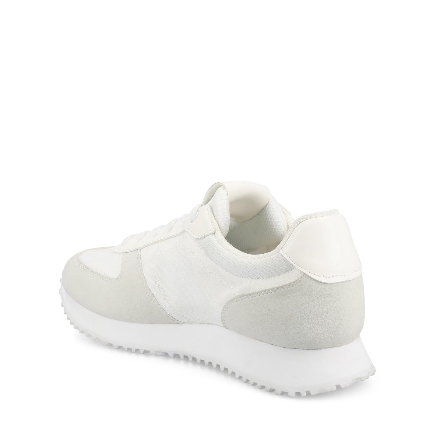 Journee FLOW CASUAL LACE UP SNEAKERS - White