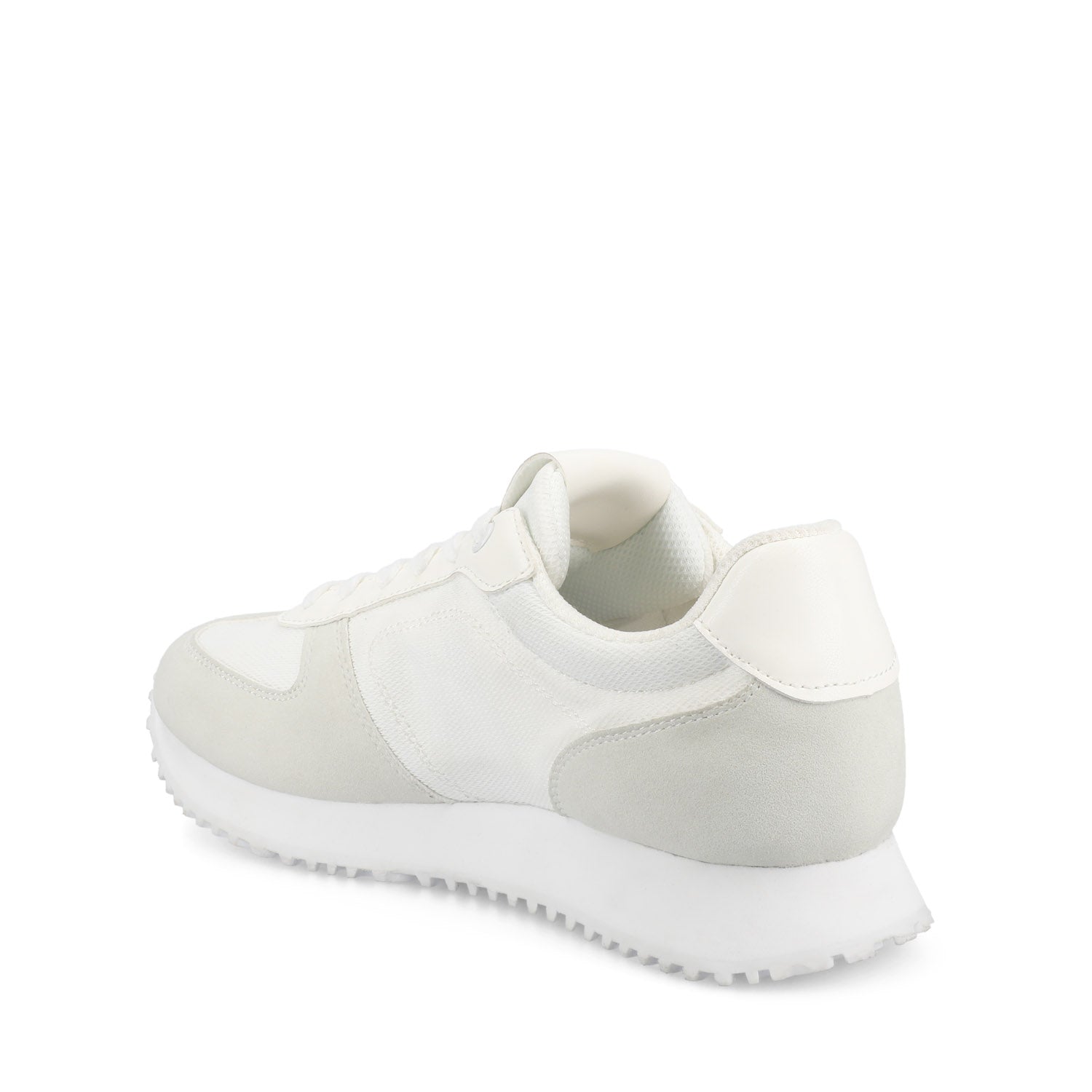 Journee FLOW CASUAL LACE UP SNEAKERS - White