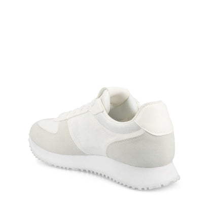 Journee FLOW CASUAL LACE UP SNEAKERS - White