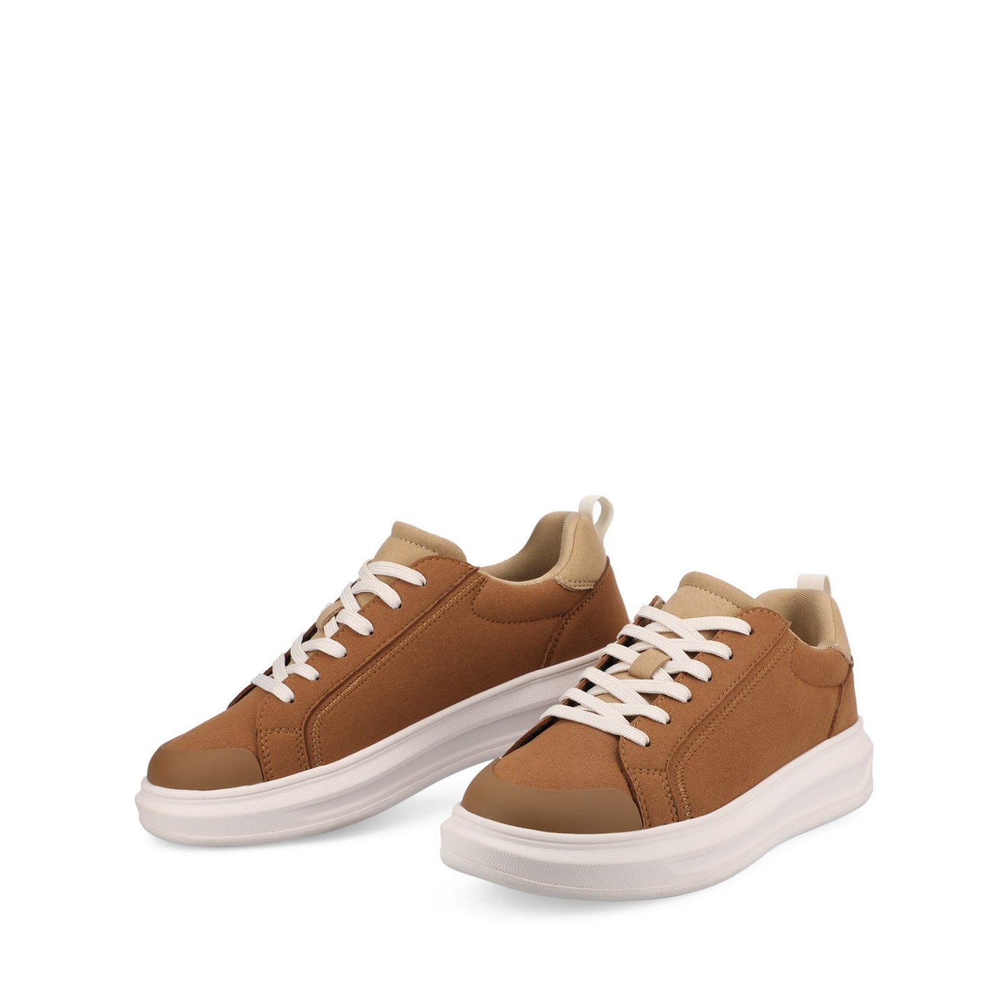 Journee MEEYA CASUAL LACE UP SNEAKERS - Brown
