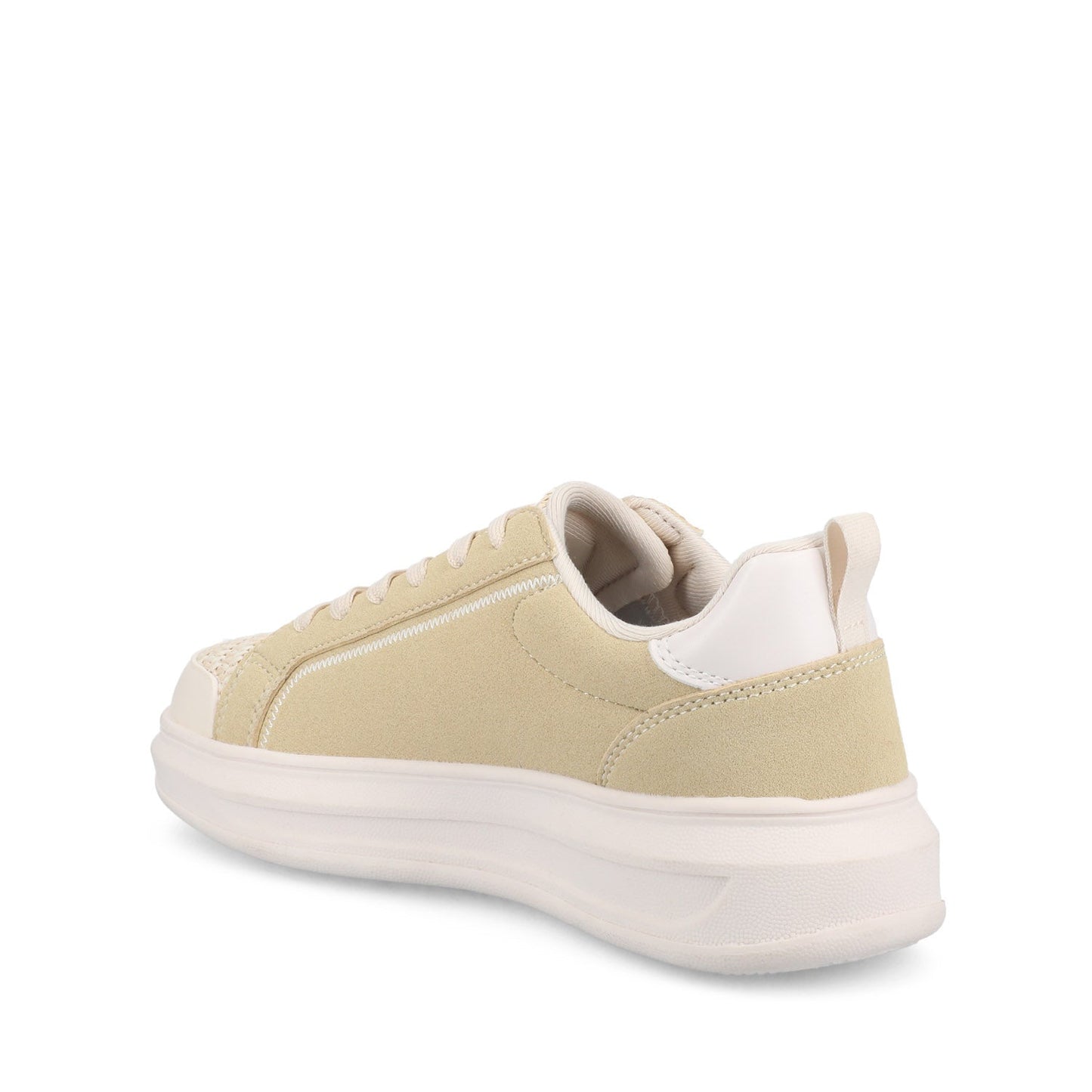 Journee MEEYA CASUAL LACE UP SNEAKERS - Natural