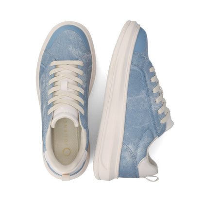 Journee MEEYA CASUAL LACE UP SNEAKERS - Denim