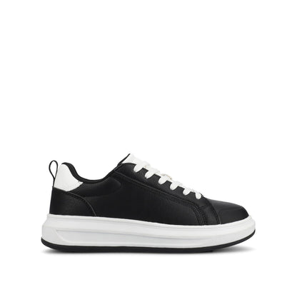 Journee MEEYA CASUAL LACE UP SNEAKERS - Black