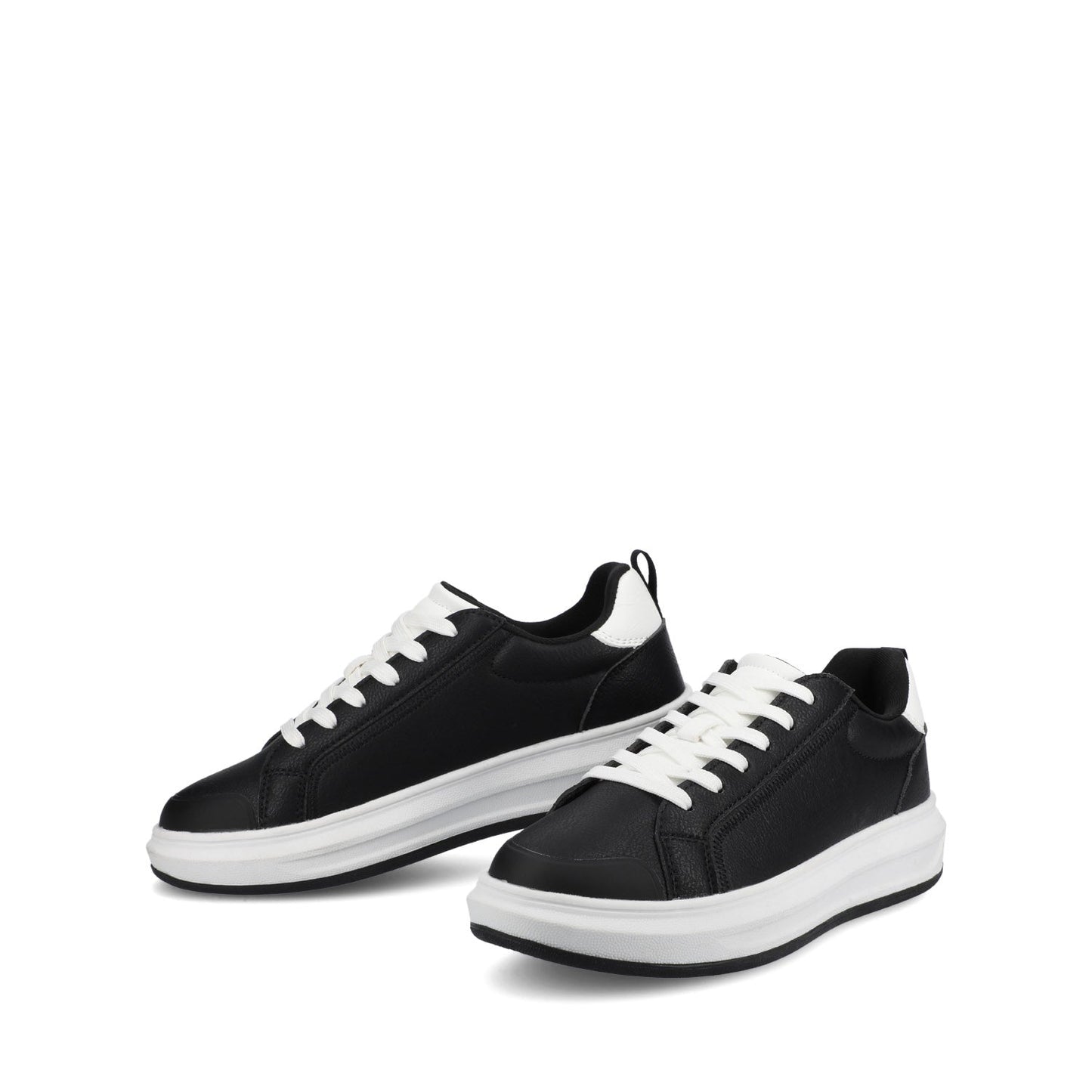 Journee MEEYA CASUAL LACE UP SNEAKERS - Black