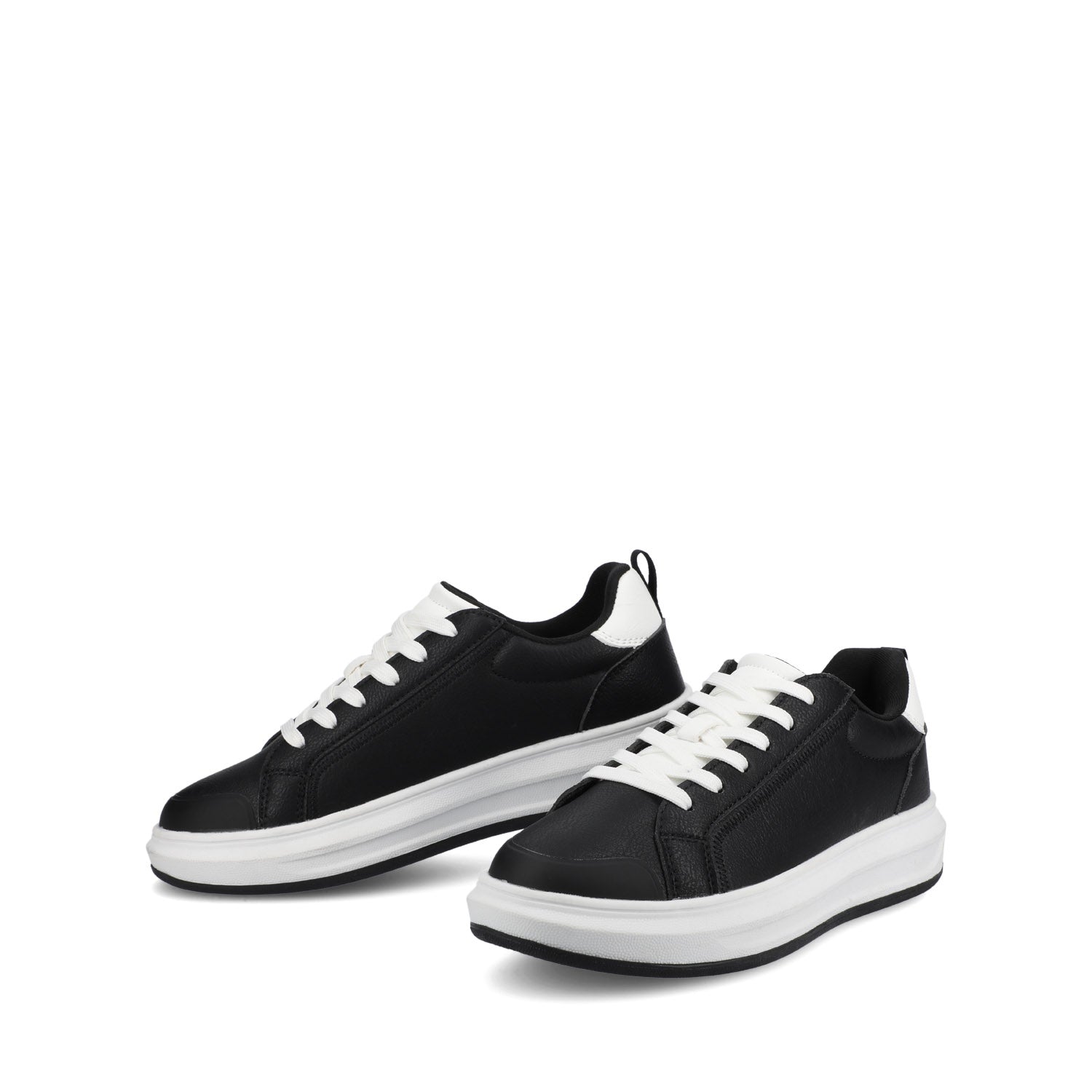 Journee MEEYA CASUAL LACE UP SNEAKERS - Black
