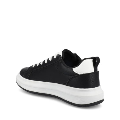 Journee MEEYA CASUAL LACE UP SNEAKERS - Black