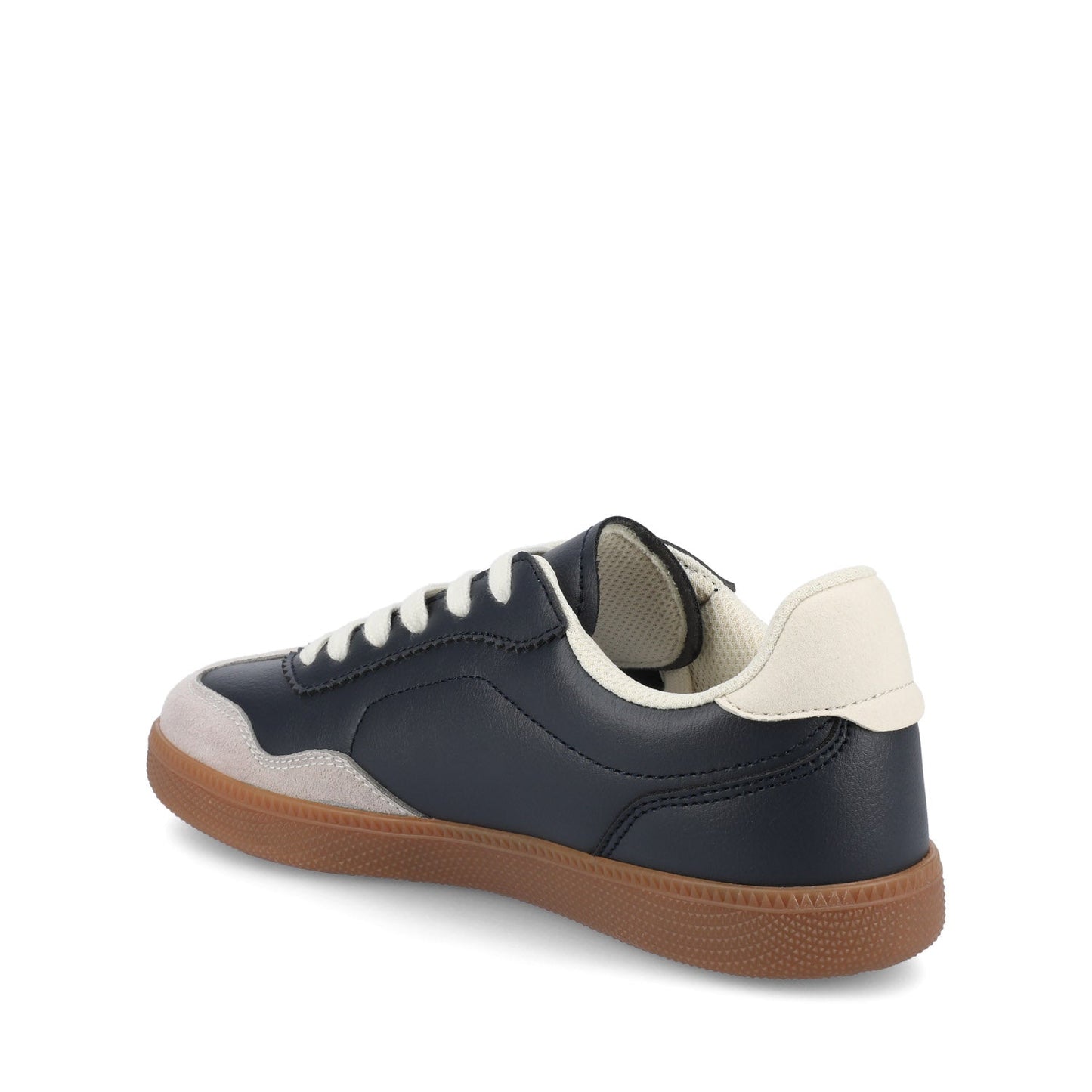 Journee LUMMIE CASUAL LACE UP SNEAKERS - Navy Nubuck