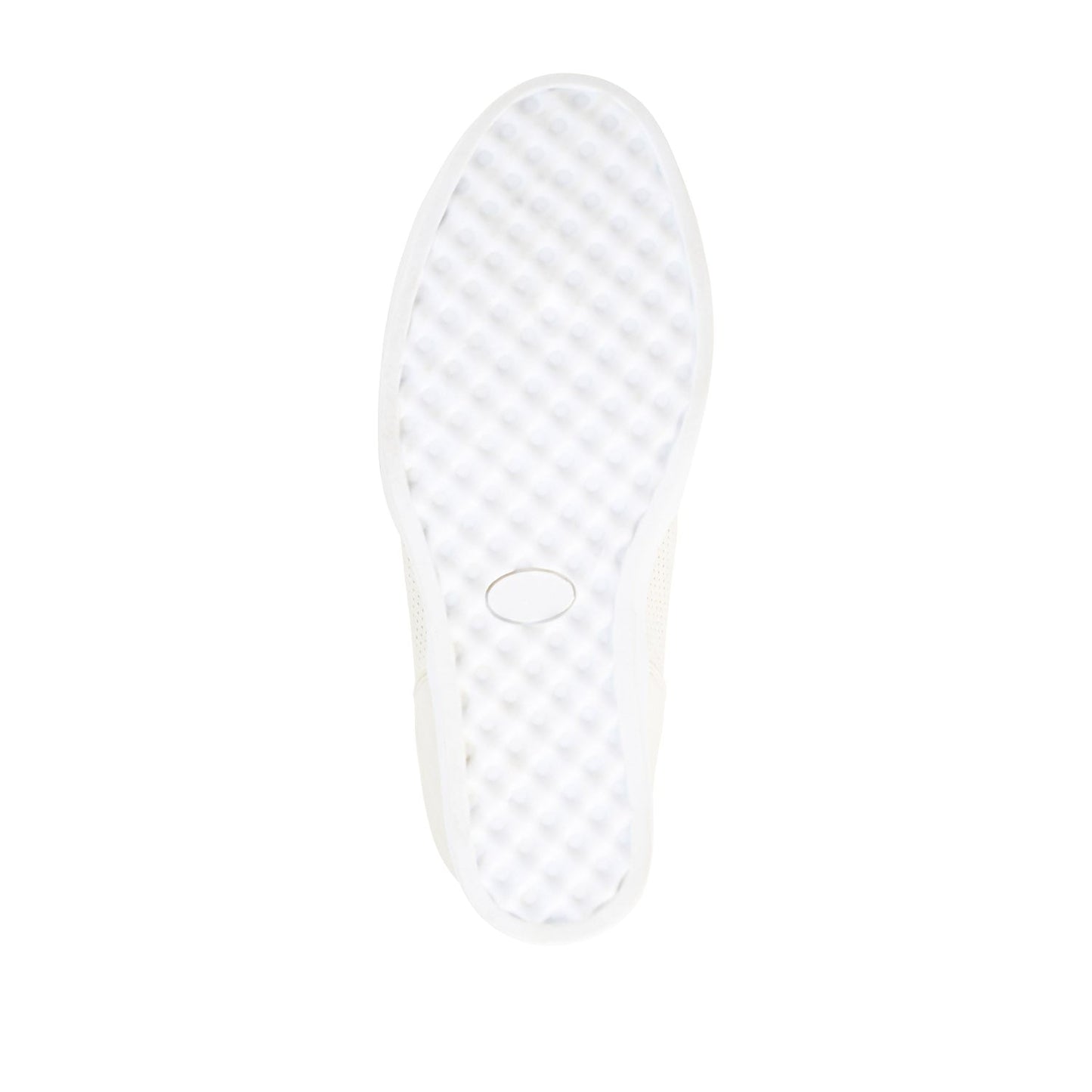 Journee PENNELOPE WEDGE SNEAKERS IN VEGAN LEATHER - Ivory