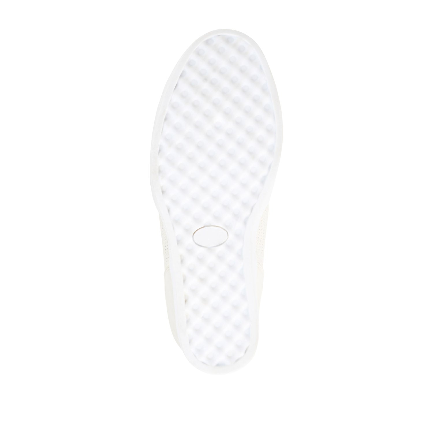 Journee PENNELOPE WEDGE SNEAKERS IN VEGAN LEATHER - Ivory