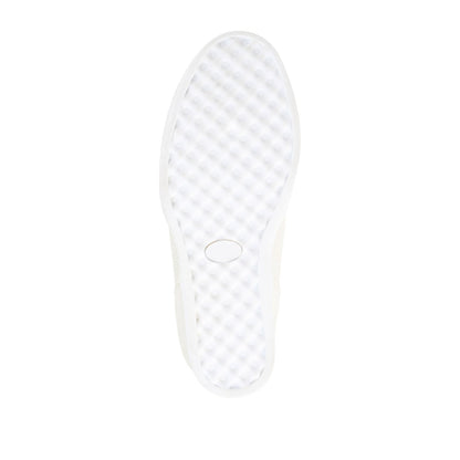 Journee PENNELOPE WEDGE SNEAKERS IN VEGAN LEATHER - Ivory