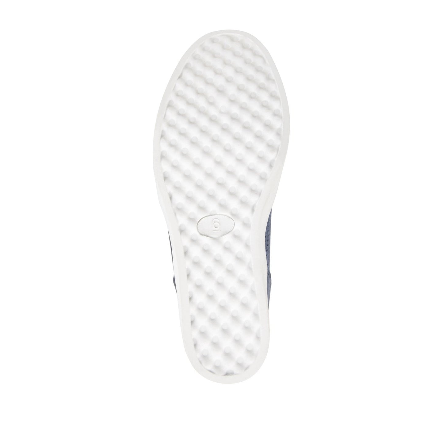Journee PENNELOPE WEDGE SNEAKERS IN VEGAN LEATHER - Blue