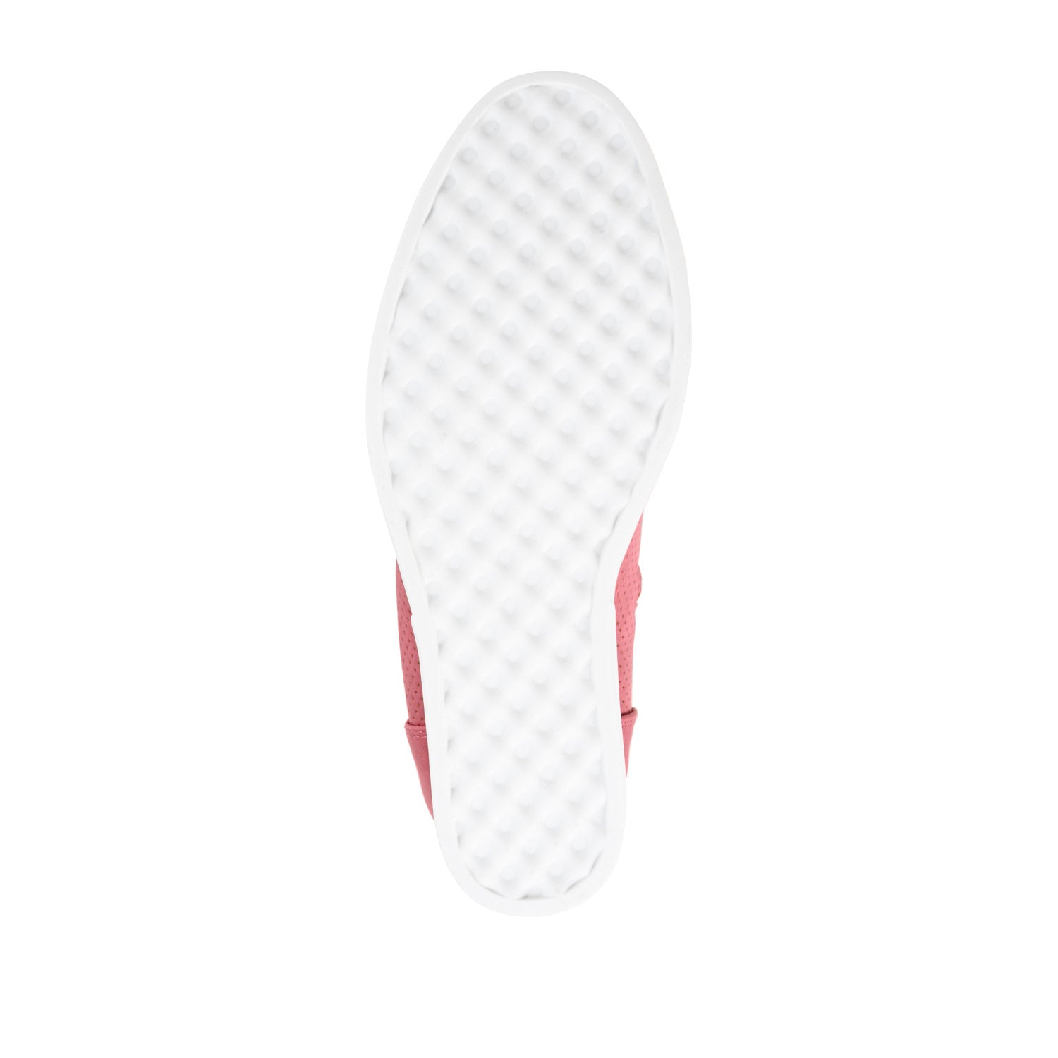 Journee CLARA WEDGE SNEAKERS IN VEGAN LEATHER - Pink PU