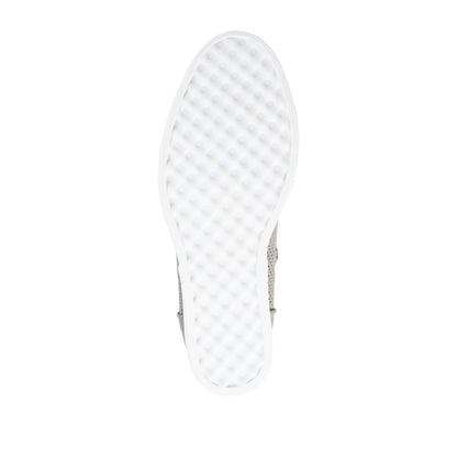 Journee CLARA WEDGE SNEAKERS IN VEGAN LEATHER - Grey PU